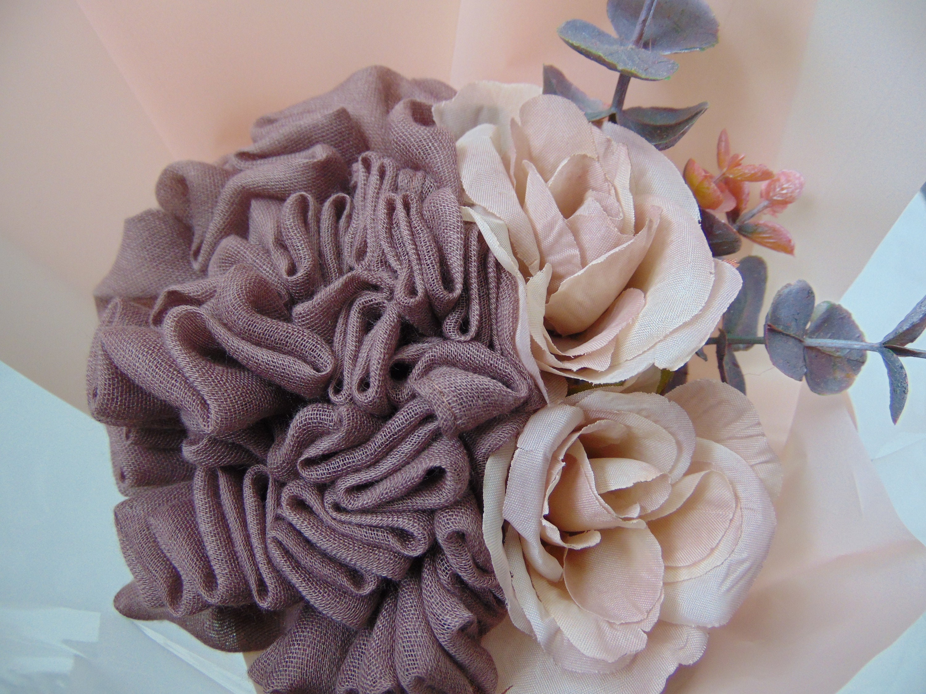 Scarf bouquet mini. Wedding Bridal New baby New Home Etsy