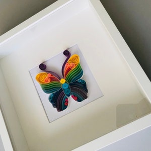 Quilled Paper Butterfly Quilling Art Unique Gift image 2