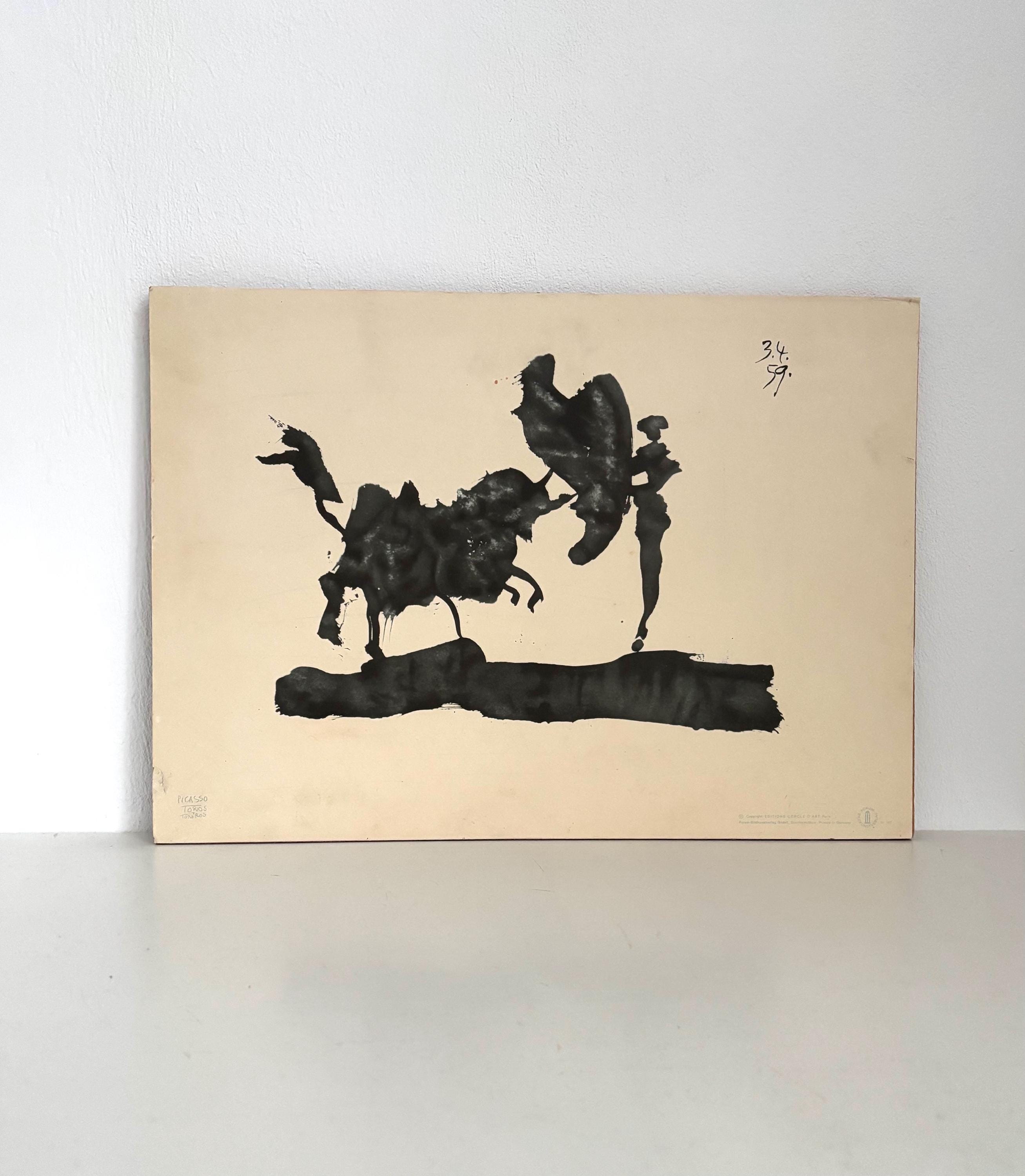 Original Vintage Print From Pablo Picasso