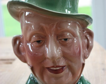 Vintage Beswick Mr Micawber large toby jug Charles Dickens character title deeds