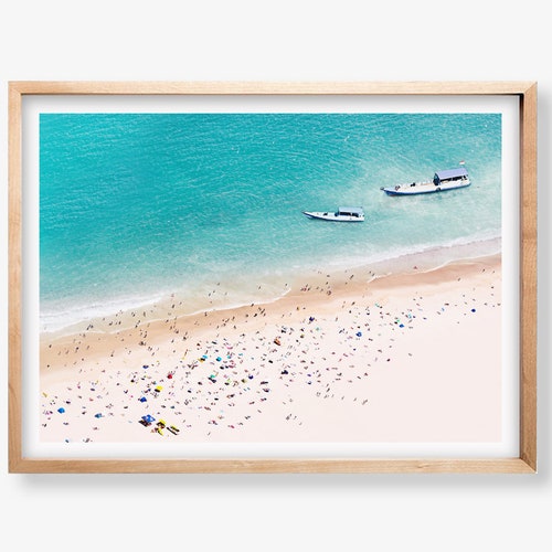 Aerial Beach Print Aerial Ocean Print Printable Wall Art Etsy