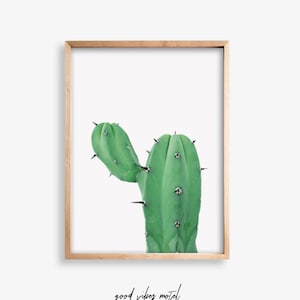 Kaktus Drucke, Kaktus Wandkunst, große Kaktus bedruckbar, Boho Dekor, Südwesten, Natur Kunst, Wüste Poster digitaler Download, Kaktus Poster, Kakteen
