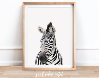 Zebra Print, Animal Prints for Nursery, Zebra Wall Art, Safari Nursery Decor, Printable Safari Art, Nursery Wall Art, Zebra Art Print