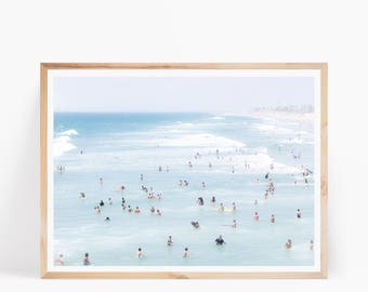 Beach Surf Photo, Beach Printable Art, Ocean Print, Ocean Digital Download, Coastal Print, Sea Print, Beach Wall Art, Ocean Wall Art Poster