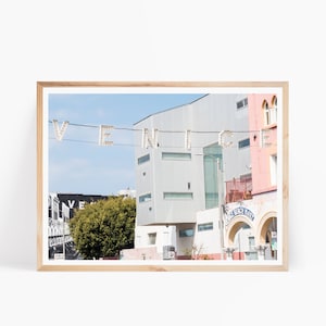 Venice Beach Print, Venice Beach Sign, California Photography, LA Photo, Beach Digital Download, Beach Prints, Beach Decor Large Wall Art