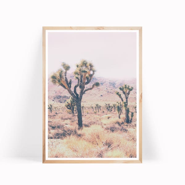 Joshua Tree Print - Mojave Desert Photography - Nature Printable