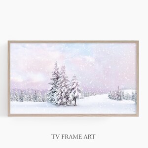 Frame TV Art Winter Landscape Digital Art for Frame TV Winter Wonderland Art Digital Download