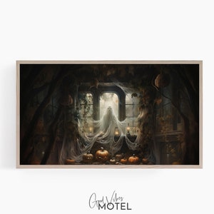Samsung Frame TV Art Halloween, Instant Download, Frame Tv Art, Ghost, Samsung Art