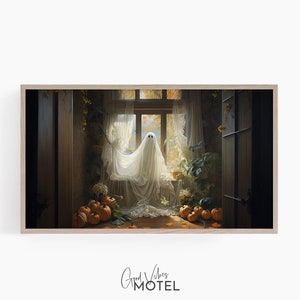 Halloween Samsung Frame TV Art Ghost