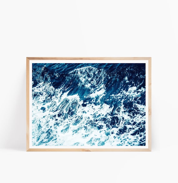 Ocean Print, Ocean Printable Art, Waves Art, Coastal Print, Surf Print Art, Ocean Wall Art, Ocean Photo, Wave Print, Waves Wall Art