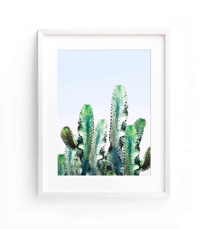 Cactus Photo Print, Desert Collage Art, Wall Art Decor, California Cactus, Southwestern Print, California Desert Print, Cactus Digital Print image 4