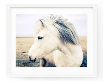 Horse Art Print - Animal Photography - Retro Feel Print - Bohemian Horse