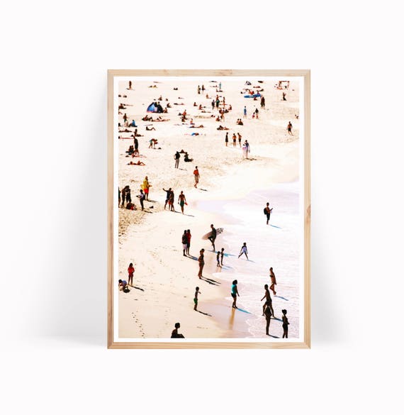 Aerial Beach Poster, Beach Art Print, Surf Art Printable, Digital Printables, Modern Beach Print, Beach Wall Art, Coastal Photo