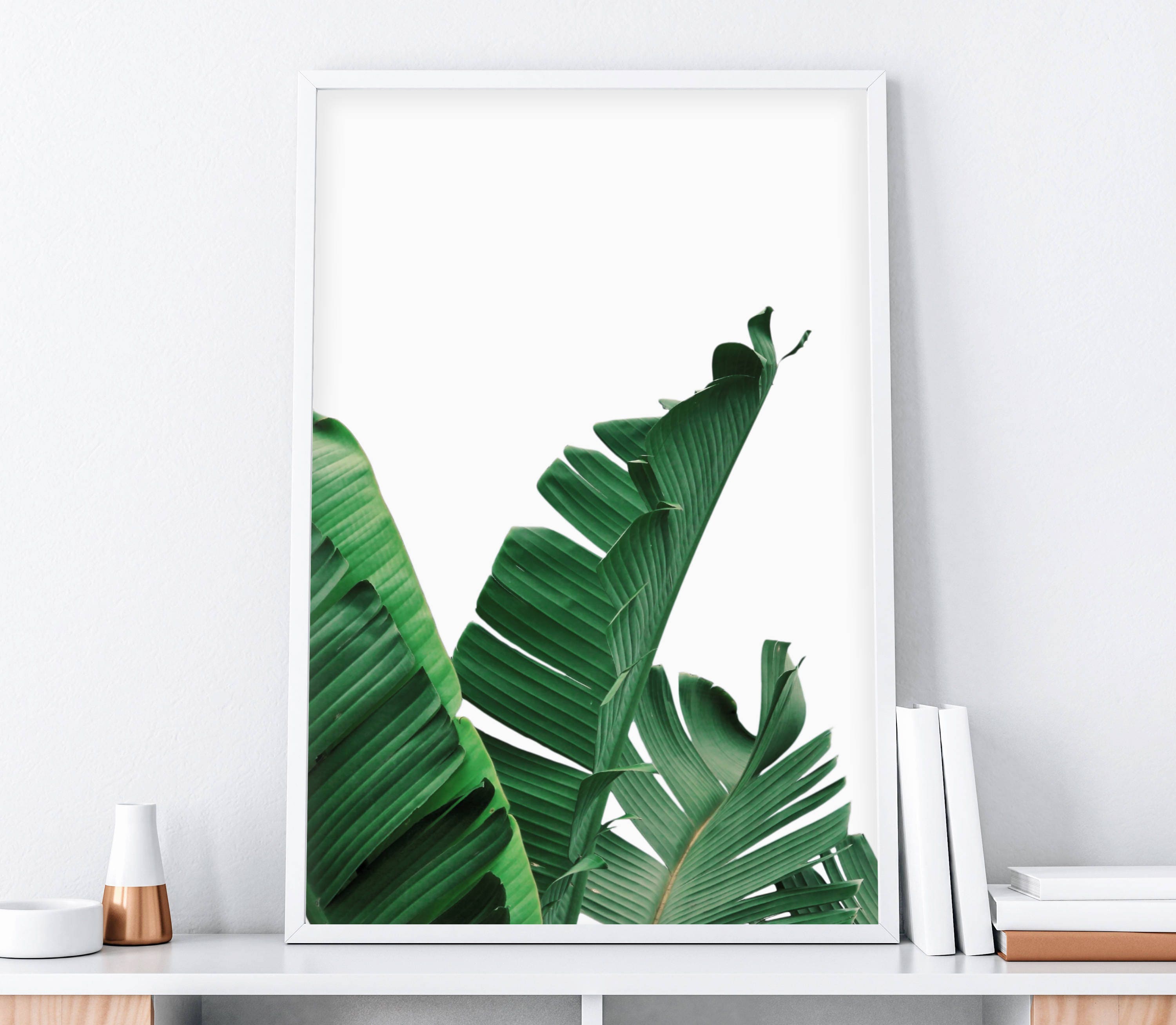 Tropical Leaf Print Set of 3 Prints, Palm Leaf Print, Monstera Print ...