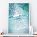 Ocean Art Print, Ocean Poster, Surf Art Print, Beach Surf Printable, Aerial Print, Ocean Wave Art, Modern Beach Print, Digital Printable