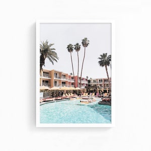 Palm Tree Print, Tropical Decor, Pool Print, California, Coastal Print, Printable Art, Boho Decor, Tropical Wall Art, Palm Trees, Art Print