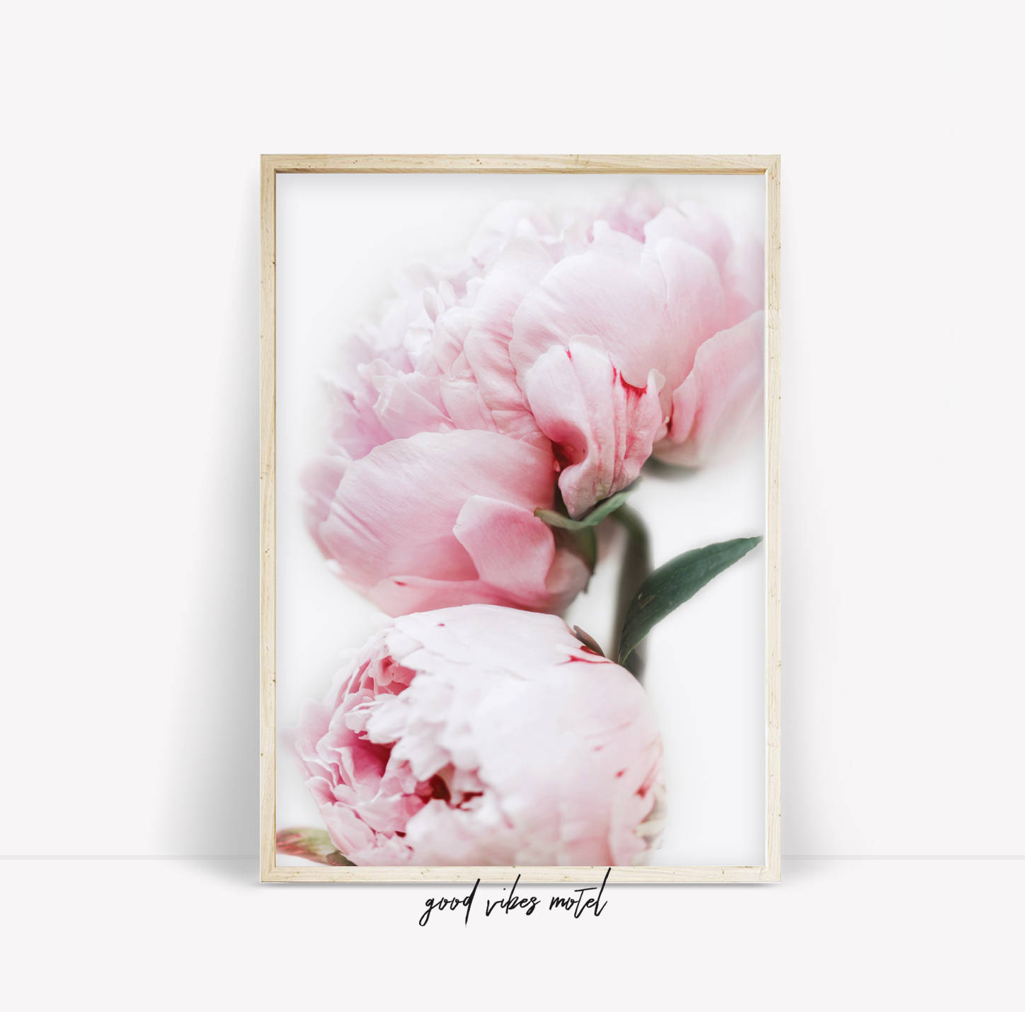 Peony Wall Art Flower Print Digital, Peony Print Pink Wall Art, Pink ...