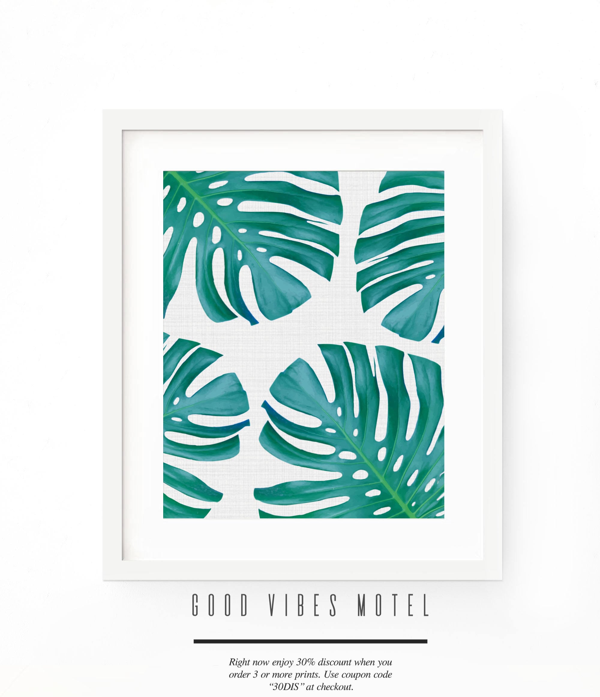 Monstera Print Monstera Poster Tropical Palm Print Monstera | Etsy