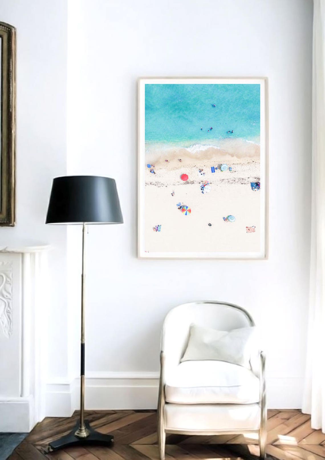 Beach Photo Ocean Art Print Coastal Art Print Surfer Art Etsy