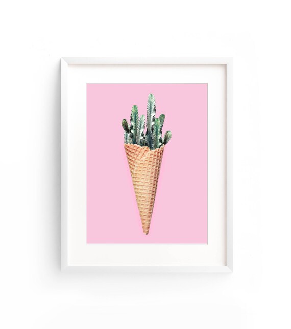 Pastell Kaktus Kunst, rosa Kaktus Druck, Kaktus Eis, Lebensmittel  Kunstdruck, minimalistische Kaktus Collage Kunst, saftig Wandkunst, Kaktus  druckbare - Etsy Schweiz