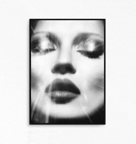 KATE MOSS POSTER PRINT A4 260GSM OR FRAMED OPTION
