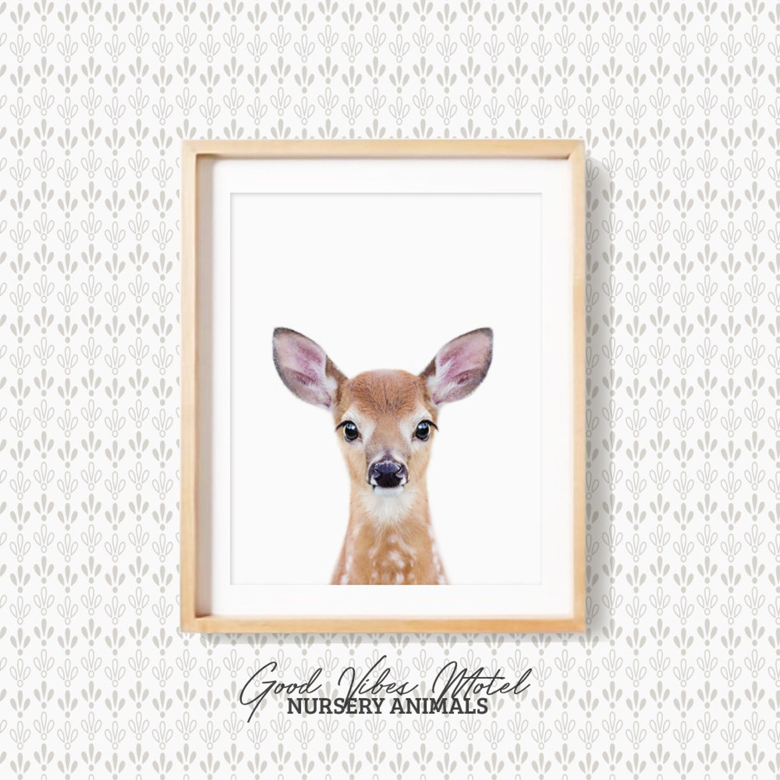 Baby Deer Print Printable Art Woodland Nursery Decor Baby - Etsy