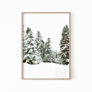 Winter Wonderland Printable, Winter Print Set of 6, Christmas Print Set ...