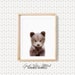Bear Print Nursery Art Woodland Animals Printable Art Baby - Etsy
