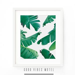 Palm Leaves Print, Tropical Print, Banana Leaf, Tropical Art Print, Palm Leaf Wall Art, Palm Print, Banana Leaf Print, Palm Leaf Printable