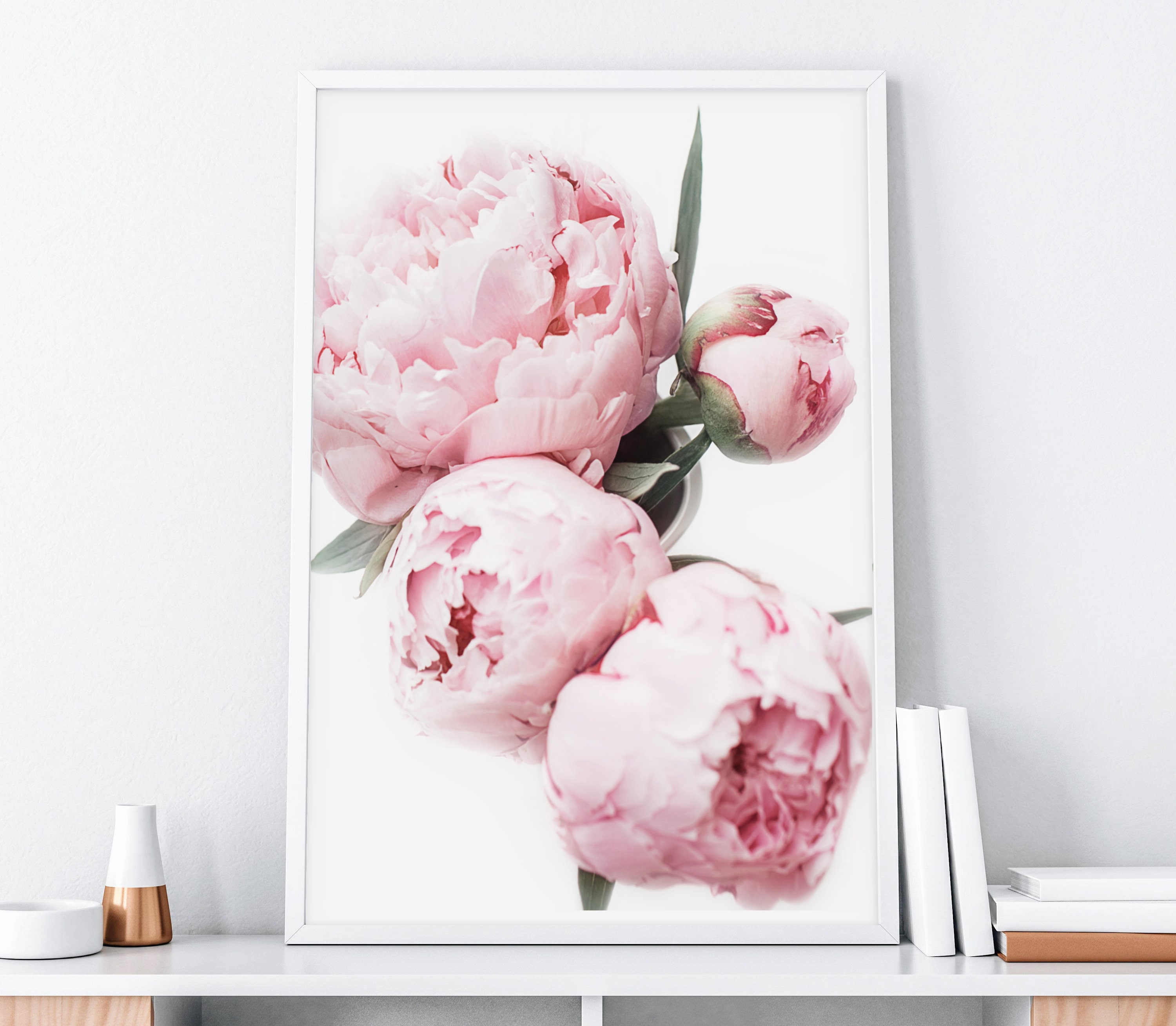 Peony Wall Art Floral Print Download Peony Print Pink Wall - Etsy Canada