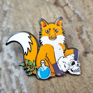 Mystical Fox Hard Enamel Pin!