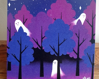 The "Ghost Forrest" Art Print