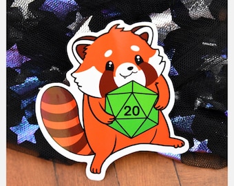 Red Panda Familiar Sticker!