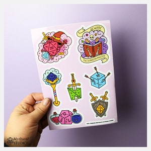 Dice & Dungeon Masters Sticker Sheet
