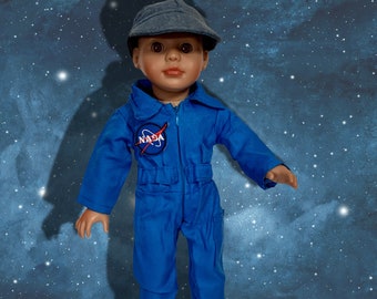 NASA Outfit for 18 inch Boy Doll, One Piece Outfit for Boy Doll, Birthday Gift