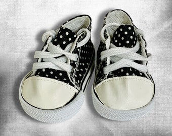 Black Sneakers and White Sneakers, Sneakers for 18 inch dolls, Doll Sneakers, Doll Accessories