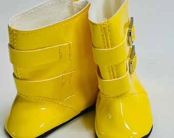 Magenta Buckle Rain Boots 18/" Doll Clothes Fits American Girl Dolls