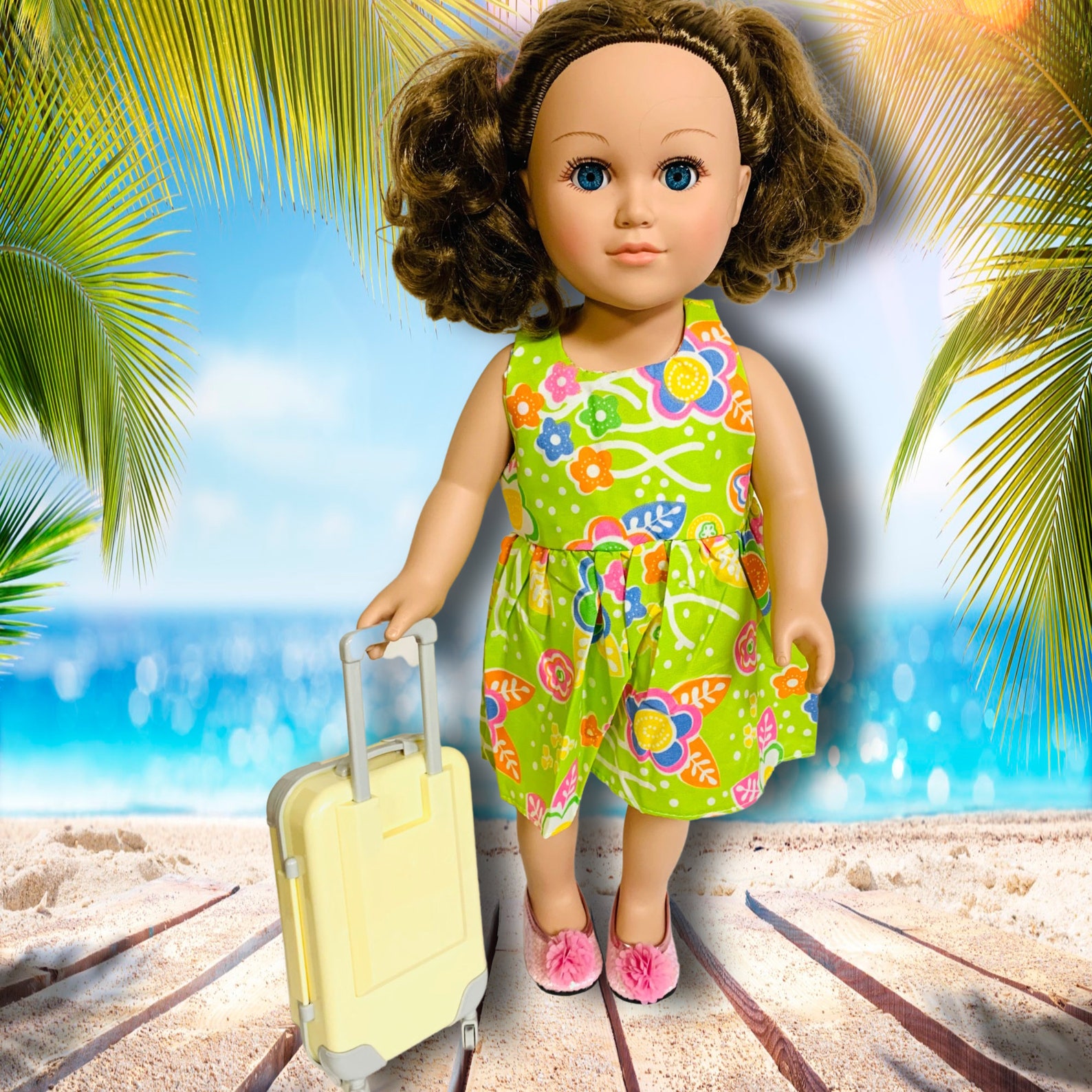 Suitcase for 18 Inch Dolls American Girl Doll Suitcase Etsy