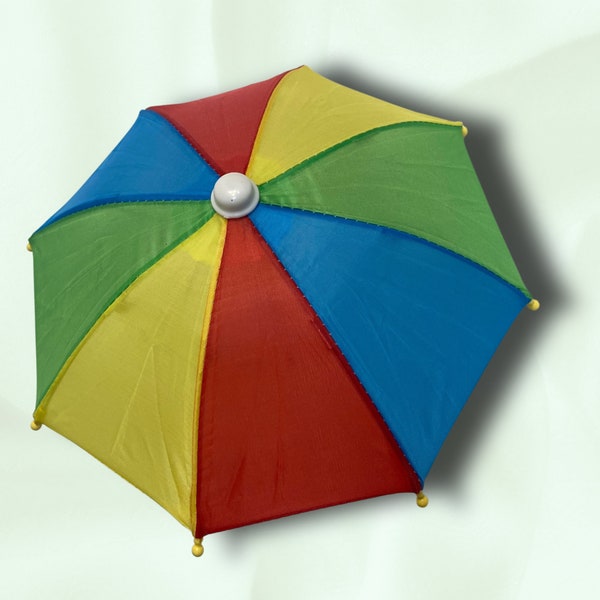 Multi-color Umbrella for Dolls, Umbrella for 18 inch Dolls, Doll Accessories