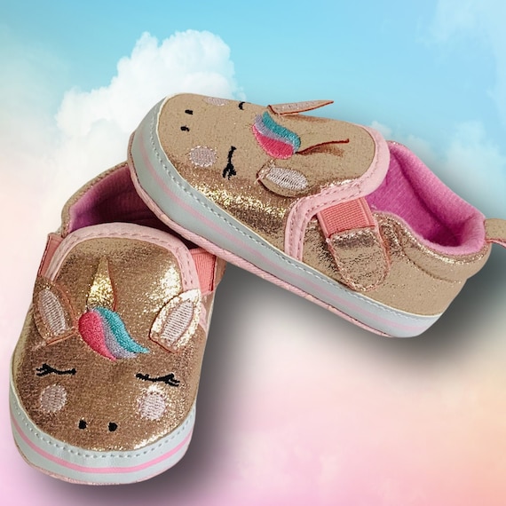 Conquistador tienda Engaño Zapatos unicornio de oro rosa zapatos unicornio para niña - Etsy España