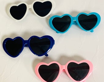 Heart shape sunglasses for 18 inch dolls, Doll Sunglasses, Doll Accessories