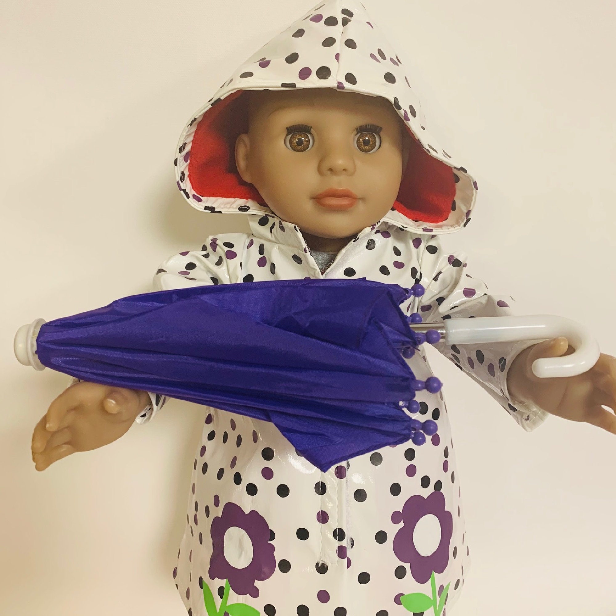 Purple and Pink Umbrella for Dolls Umbrella for Girl Dolls Etsy