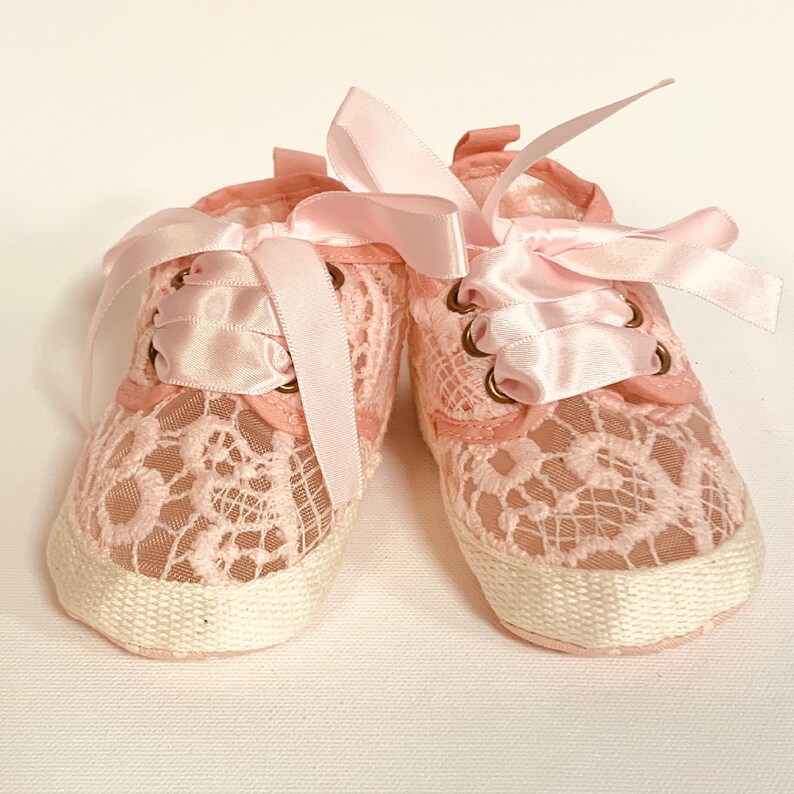 Pink Lace Shoes for Baby Girl Baby Shower Gift Birthday Gift - Etsy