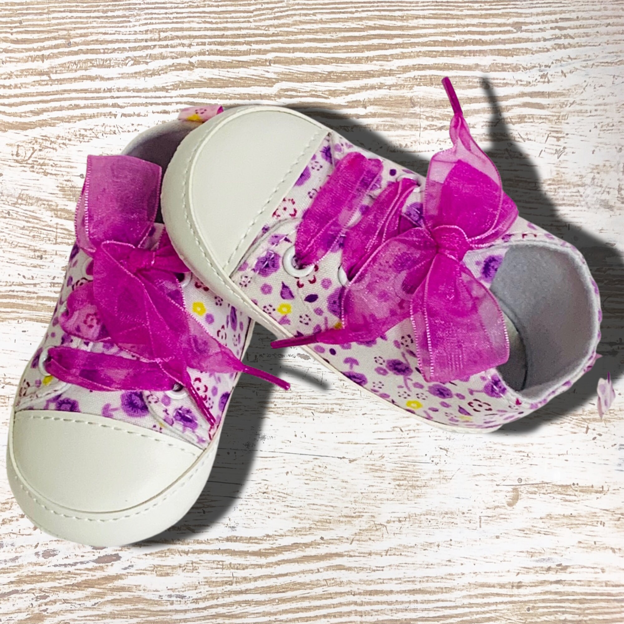 Purple Flower baby Shoes Shoes for Baby Girl Infant Shoes Etsy