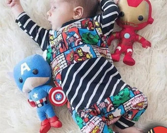 Marvel Baby Clothes 500 Results Etsy