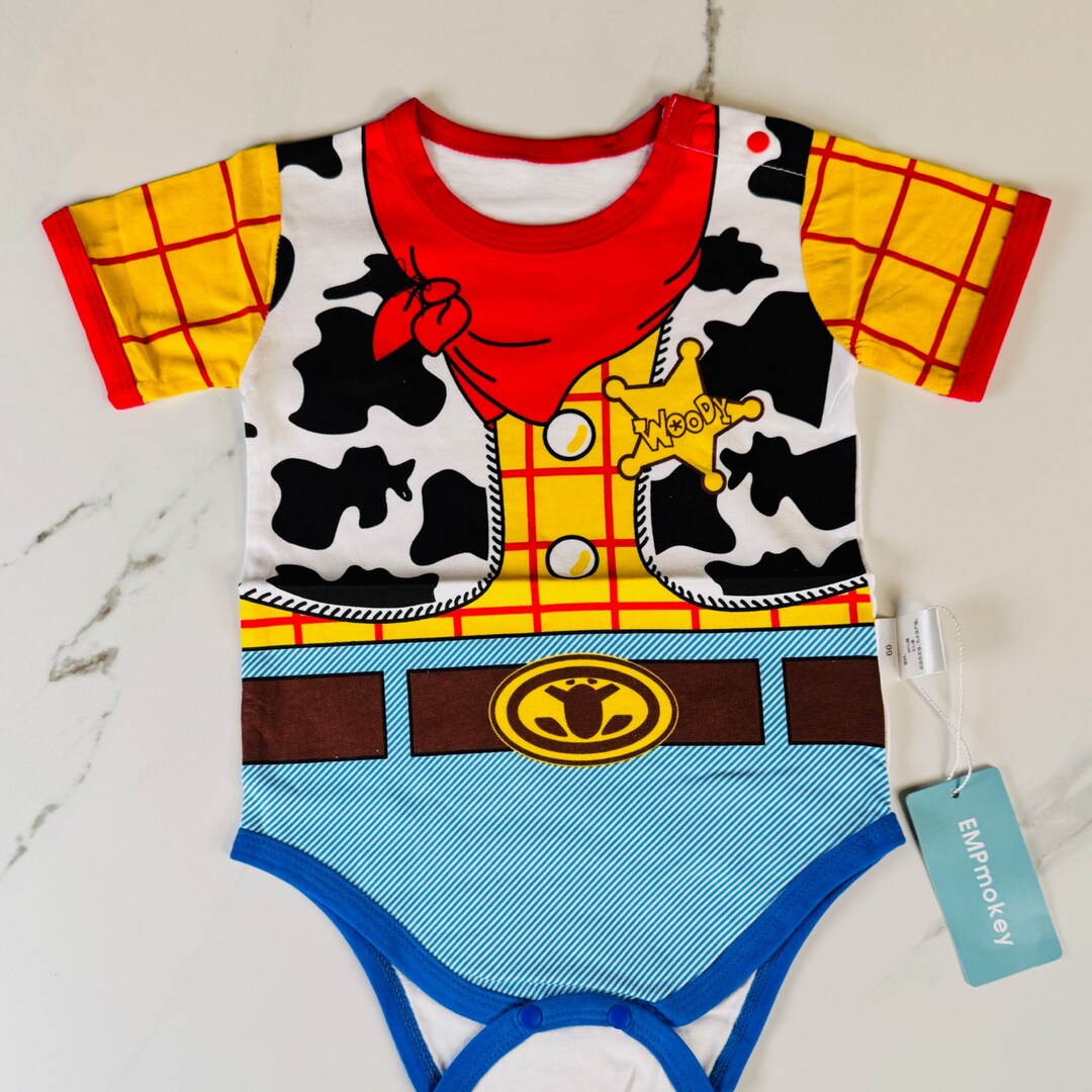 Woody Inspired Baby Costume Onesie (3-6 Months)