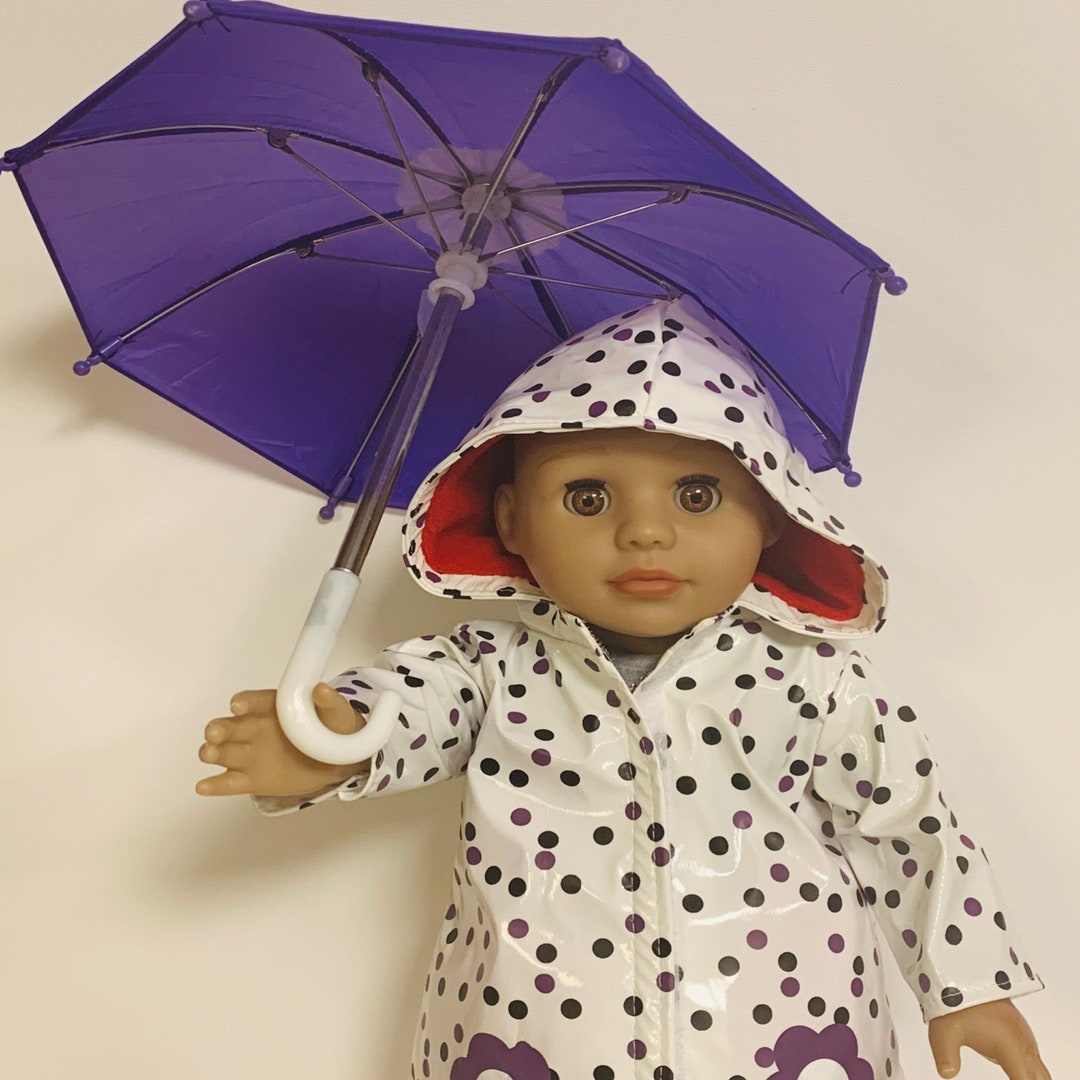 Purple and Pink Umbrella for Dolls Umbrella for Girl Dolls Etsy