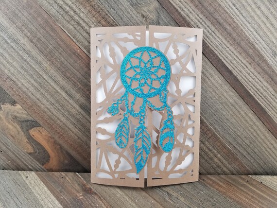 Dreamcatcher Card Dreamcatcher Card Dreamcatcher Theme Card | Etsy