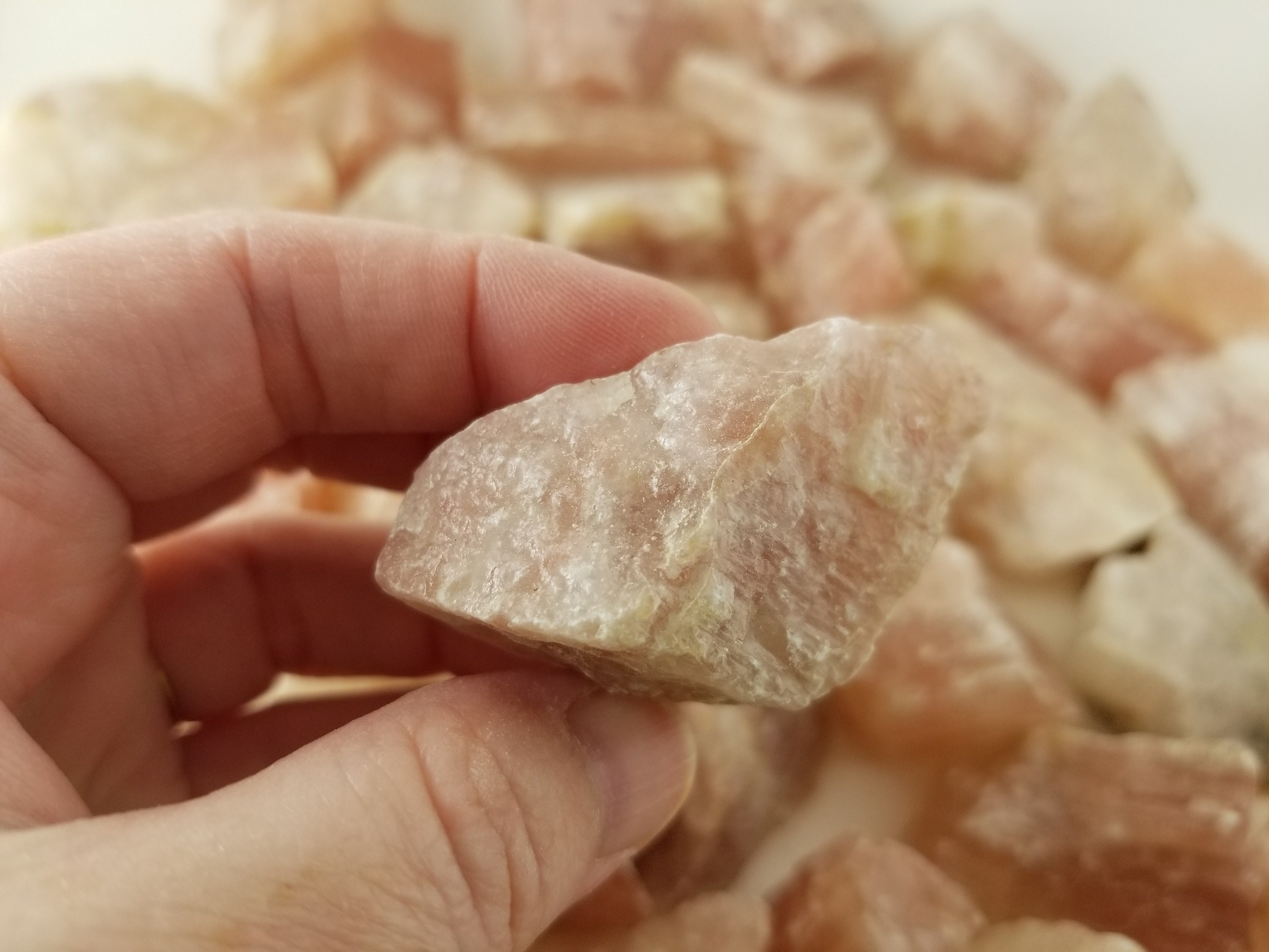 Pink Calcite Rough Light Pink Calcite Raw Chunk Light Pink Calcite Rough Pink | Etsy