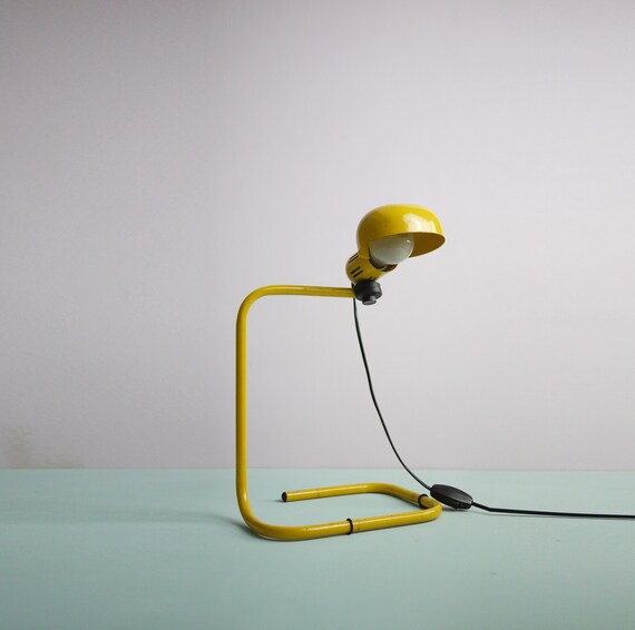 yellow work lamp